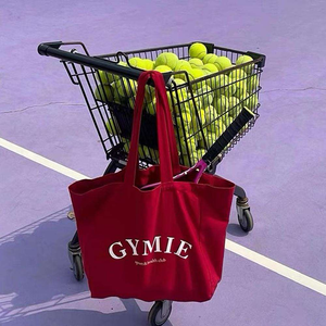 Biểu Tượng Tùy Chỉnh Màu Sắc Quá Khổ Bông Vải Tote Túi Tái Sử Dụng Bền Weekender Khổng Lồ Lớn Hàng Tạp Hóa Mua Sắm Thể Thao Túi Cho Yoga - Product Image 6