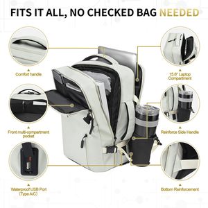 Mochila de Viaje Ultraespaciosa y Transpirable con Diseño Impermeable y USB para un Empacado Organizado sin Esfuerzo - Product Image 5