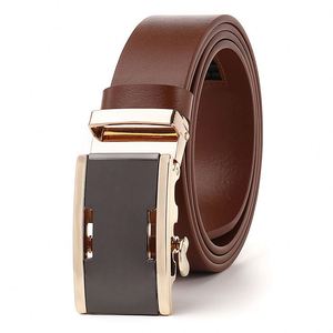Ceinture automatique pour homme en cuir de vachette de première qualité Maxfree, ceinture en cuir véritable pour affaires - Product Image 4