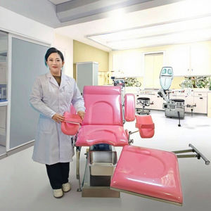Iso & Ce Leer Handleiding Gynaecologie Leveringsonderzoek Couch <span class=keywords><strong>Birthing</strong></span> Obstetrische Bed Gynaecologische Tafel - Product Image 5