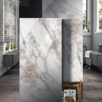 Carrelage en marbre de luxe en gros, grande taille 600*1200mm, salon, hall d'hôtel, carrelage de sol poli, carrelage en céramique en porcelaine émaillée