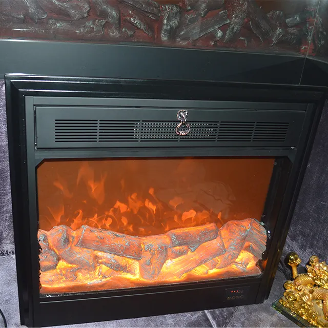 Wall Built in electric Fireplace Insert stove heater