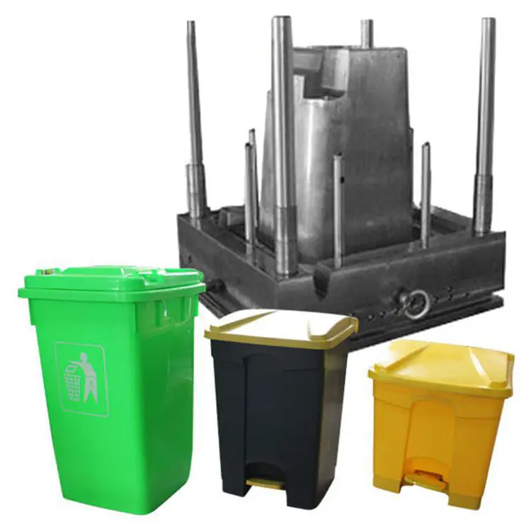 Plastic Medical Waste Container Mold Plastic Outdoor Dutbin Mold Industrial Plastic Dustbin Injection Mold