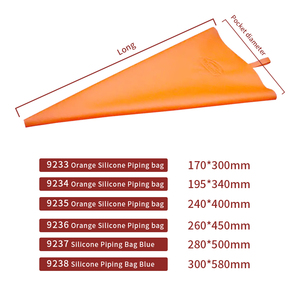 Sacchetti per Decorazione Torte Riutilizzabili con Logo Personalizzato Bakest Sacchetti in <span class=keywords><strong>Silicone</strong></span> per Pasticceria e Cucina - Product Image 5