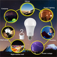 Ampoule LED E27/B22 10W 6500K Lumière Blanche Économie d'Énergie AC Haute Luminosité Plastique Certifiée CE pour Maison et Bureau