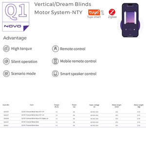 Motor Inteligente para Cortinas Metálicas con Control por Aplicación WiFi, Compatible con Tuya y Alexa, con Certificación CE y RoHS, para Oficina, Baño y Balcón - Product Image 6
