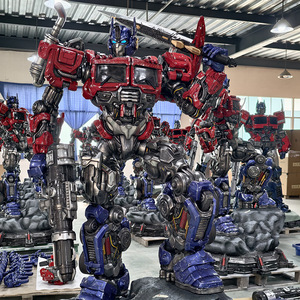 Grande Statue de Personnage de Film Géant en Résine Optimus Prime Transformer pour Décoration Extérieure, Style <span class=keywords><strong>Pop</strong></span> Art Fait Main - Product Image 5
