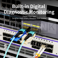 Transceptor QSFP28 100GBASE-LR4 de 100G y 10KM QSFP-100G-LR4-S para Switches de Red Arista, Juniper, Genéricos, Avago, Fortinet, SFP