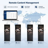 ZDHQ - Kiosco Digital con Pantalla Táctil Infrarroja de 43 Pulgadas, Basado en Android, con CMS Integrado, para Publicidad, de Pie, para Comercio Minorista