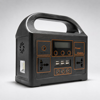 Station d'alimentation portable de bureau 300W avec batterie Li-Polymère, lumière LED, démarreur de secours, générateur solaire 167Wh pour usage extérieur et domestique