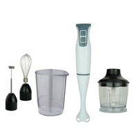 Mélangeur électrique à main à immersion de 200W avec commandes à bouton-poussoir Mélangeur en plastique à usage domestique pour la cuisine