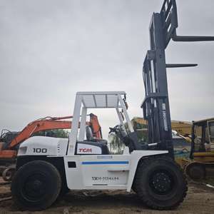 <strong>TCM</strong> FD100 10 <strong>Ton</strong> 4.5 Meters Three Stages <strong>Used</strong> <strong>Forklift</strong> - Product Image 4