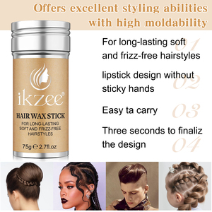 Bâton de cire coiffante IKZEE OEM avec peigne intégré, lissant pour cheveux noirs, anti-frisottis, application facile - Product Image 5