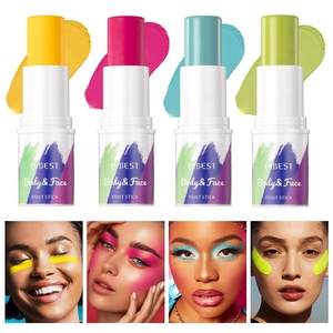 Suministros de pintura corporal para contornos naturales y 3D, para iluminar el tono de la piel, bolígrafos de pintura facial lavables, para fiestas de Halloween - Product Image 1