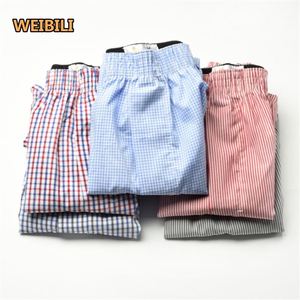 <span class=keywords><strong>Culotte</strong></span> boxer pour <span class=keywords><strong>homme</strong></span> exclusive transfrontalière Pantalon de <span class=keywords><strong>pyjama</strong></span> ample en pur coton Short de maison à trois points Pantalon respirant tissé - Product Image 1