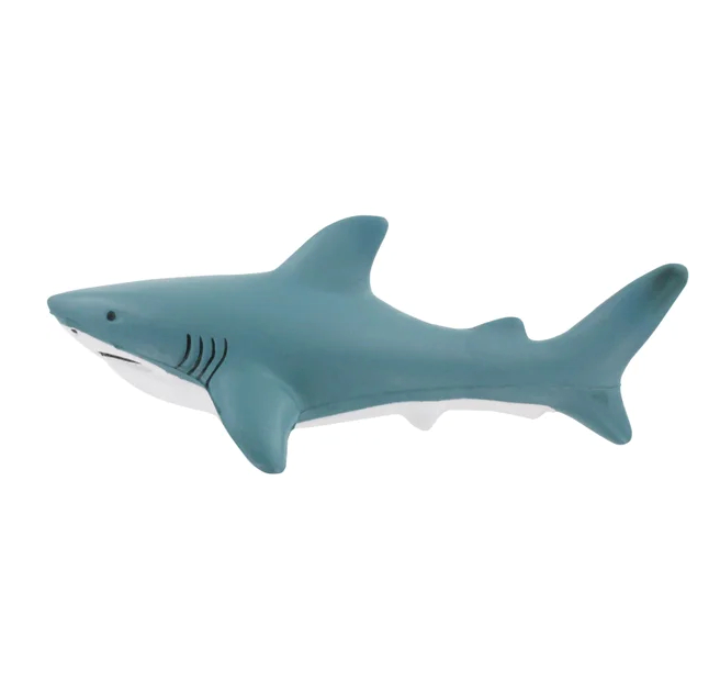 Bullyland Tiburón Blanco Figura De Juego Pintada A Mano, 16 Cm De Altura, Sin PVC, De La Colección Safari, Ideal Para Juego Imaginativo Y Coleccionismo