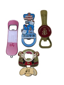 Promouvoir des ouvre-bouteilles de bière magnétiques en acier inoxydable écologiques, personnalisés, 3D, souvenirs de voyage, manuels, motifs Fleur, Ange, Amour - Product Image 1