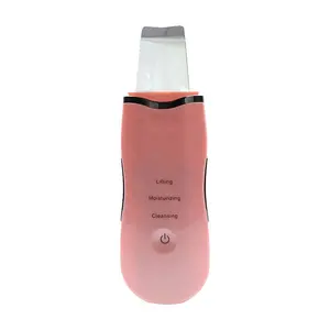 便携式清洁EMS美容设备刮刀超声波死皮洗涤器USB充电支持护肤超声波