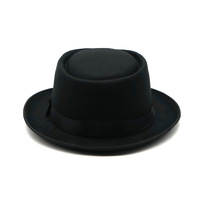 Topi Fedora Pita Warna Polos Logo Kustom Grosir Pria Wanita Topi Formal Bisnis Kasual Luar Ruangan