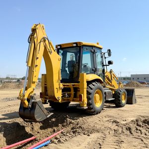 PENGIRIMAN GRATIS Excavator Backhoe 4WD Retroexcavadora 4x4 Traktor Loader Backhoe 3 Ton Mesin Diesel Epa Mini Backhoe Loader - Product Image 6