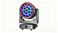 Projecteur de scène LED IP66 19x120W Big-Eye avec synthèse de couleurs additive, tête mobile DMX Wash pour concerts et fêtes