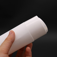 Échantillon Gratuit Bouteille Cylindrique HDPE 200ml Personnalisable avec Bouchon Flip Top, Bouteille Souple pour Gel Douche, Shampoing et Soins Corporels en Plastique
