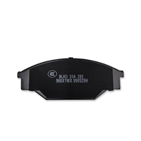 Pièces automobiles Toyota, accessoires automobiles, plaquettes de frein à disque sans amiante pour Toyota Hilux D2027, moins de poussière