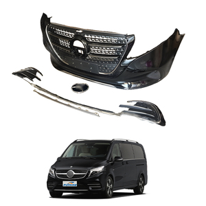 Per Mercedes-Benz Vito <span class=keywords><strong>V</strong></span>-Class 2016-2025: Accessori Esterni per Aggiornamento Stile AMG, Griglia Luminosa e Finiture per Paraurti - Product Image 1