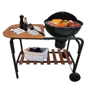 Korean Smoker Folding Barbecue Pizza Oven Grill Tables Luxury Camping smokeless Charcoal Portable Bbq Grills Machine Outdoor