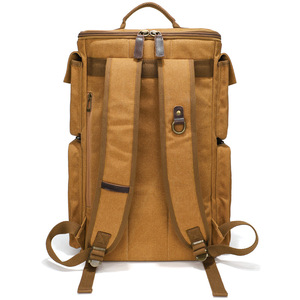 <span class=keywords><strong>Mochila</strong></span> <span class=keywords><strong>Escolar</strong></span> de Lona Resistente al Agua, Gran Capacidad, para Viajes y Portátil, con Forro de Poliéster, Diseño Exclusivo para Hombre - Product Image 2
