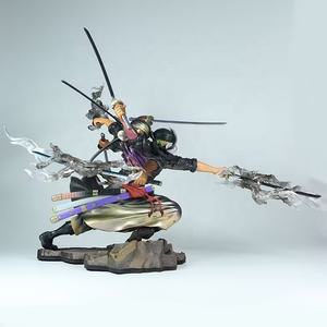 26cm Roronoa <span class=keywords><strong>Zoro</strong></span> Anime Figure Gk <span class=keywords><strong>Wano</strong></span> Pays Neuf Couteaux Flow Shura <span class=keywords><strong>Zoro</strong></span> Figurines - Product Image 3