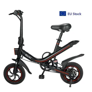 Ouxi 업데이트 16 인치 Ebike 접이식 자전거 48V 500W 15Ah 전기 자전거 EU 창고 성인 지능형 App 제어