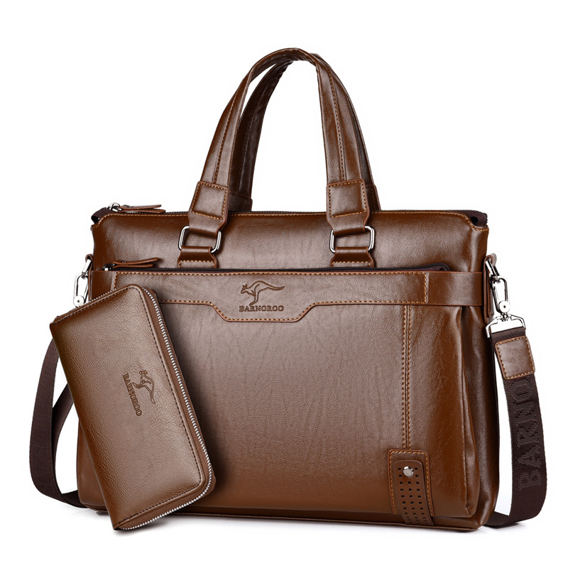 Borsa a mano taglio incrociato color kaki 6001