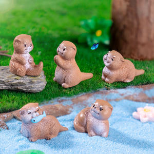 โมเดลจิ๋วหลากหลายสไตล์ อุปกรณ์ตกแต่งสวนเทพนิยาย สัตว์เรซิ่นจิ๋ว งานฝีมือเรซิ่นรูปนาก ของตกแต่งไมโครแลนด์สเคป - Product Image 2