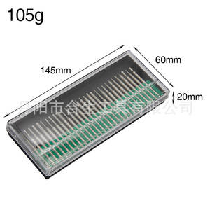 Juego de 30 agujas de diamante Mr Drill para pulir, brocas de carburo con punta cónica para pulir y tallar. - Product Image 5