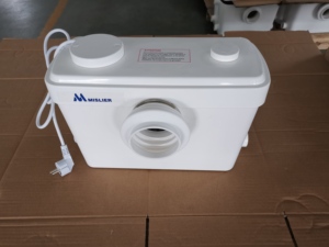 Pompe de relevage des eaux usées à installation facile, à découpe complète et anti-blocage, avec puissance optionnelle pour le drainage des salles de bain d'appartement - Product Image 2