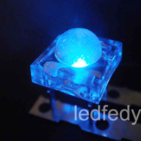 Puce Led Ultra Lumineuse 2000mcd 600-610nm Orange Couleur 5mm Piranha Super Flux Ambre pour Lumières