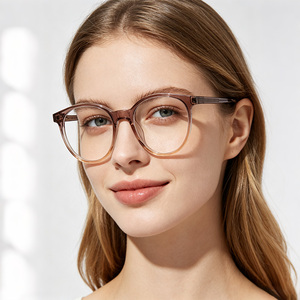 Montures de lunettes optiques pour femmes, hommes, unisexe, rondes, TR, minimalistes, montures de lunettes de mode, usage quotidien - Product Image 4