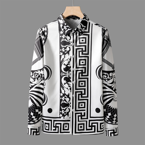 Magliette Personalizzate con il Tuo Marchio, Simboli Musicali, Grafica Stampata, Maniche Lunghe per Sport e Casual, Camicie di Design per Uomo - Product Image 1