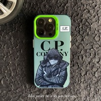 Coque de téléphone portable antichoc en PC rigide IMD Fashion COQUE CP Company pour iPhone 13 14 15 16 17 Pro Max Plus