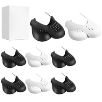 Embauchoirs ergonomiques respirants et confortables en PE et TPR avec logo personnalisé, anti-plis, pour chaussures et baskets, design incurvé, empêchent les plis des chaussures
