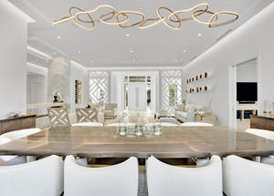 بيع بالجملة مخصص موك: 10 قلادة خطية شخصية ضوء الحد الأدنى الخطي وحدة القلب الأمريكية غرفة المعيشة - Product Image 5