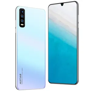 2021 Mais Novo Atacado 7.2 polegadas curvo smartphone Tela Cheia 3G Celulares 2G Ram 16G Rom telefone celulares