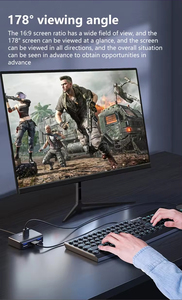 จอภาพเกมมิ่ง LCD ขนาด 27 นิ้ว 16:9 พร้อมพอร์ต HDMI จอแสดงผลแบบไวด์สกรีนสำหรับคอมพิวเตอร์ตั้งโต๊ะ - Product Image 1