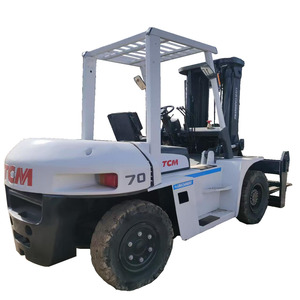 รถยกดีเซล TCM FD70 7 ตัน มือสอง พร้อมชุดเปลี่ยนทิศทางล้อไฮดรอลิกและยางตัน สภาพดี - Product Image 1