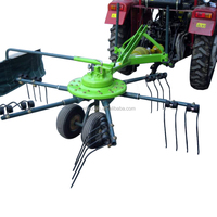 Machine à foin paille Rake9LD-2.5 rotatif de haute qualité