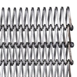 Yüksek sıcaklık paslanmaz çelik zincir tel örgülü konveyör bandı kemer üreticisi/gıda sanayi çiftlik metal konveyör bant fiyat - Product Image 6