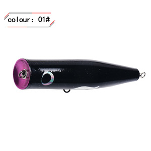 เหยื่อปลอมไม้ Deep Sea GT Popper ขนาด 180 มม. น้ำหนัก 120 กรัม สำหรับตกปลาทูน่าในทะเล - Product Image 4
