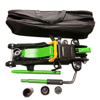 Cric de voiture à profil bas 2 tonnes, kit de réparation de véhicule avec douilles, levage stable pour divers véhicules