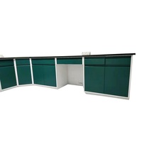 Banc de travail de laboratoire en acier de haute qualité, table latérale de laboratoire avec panneau perforé